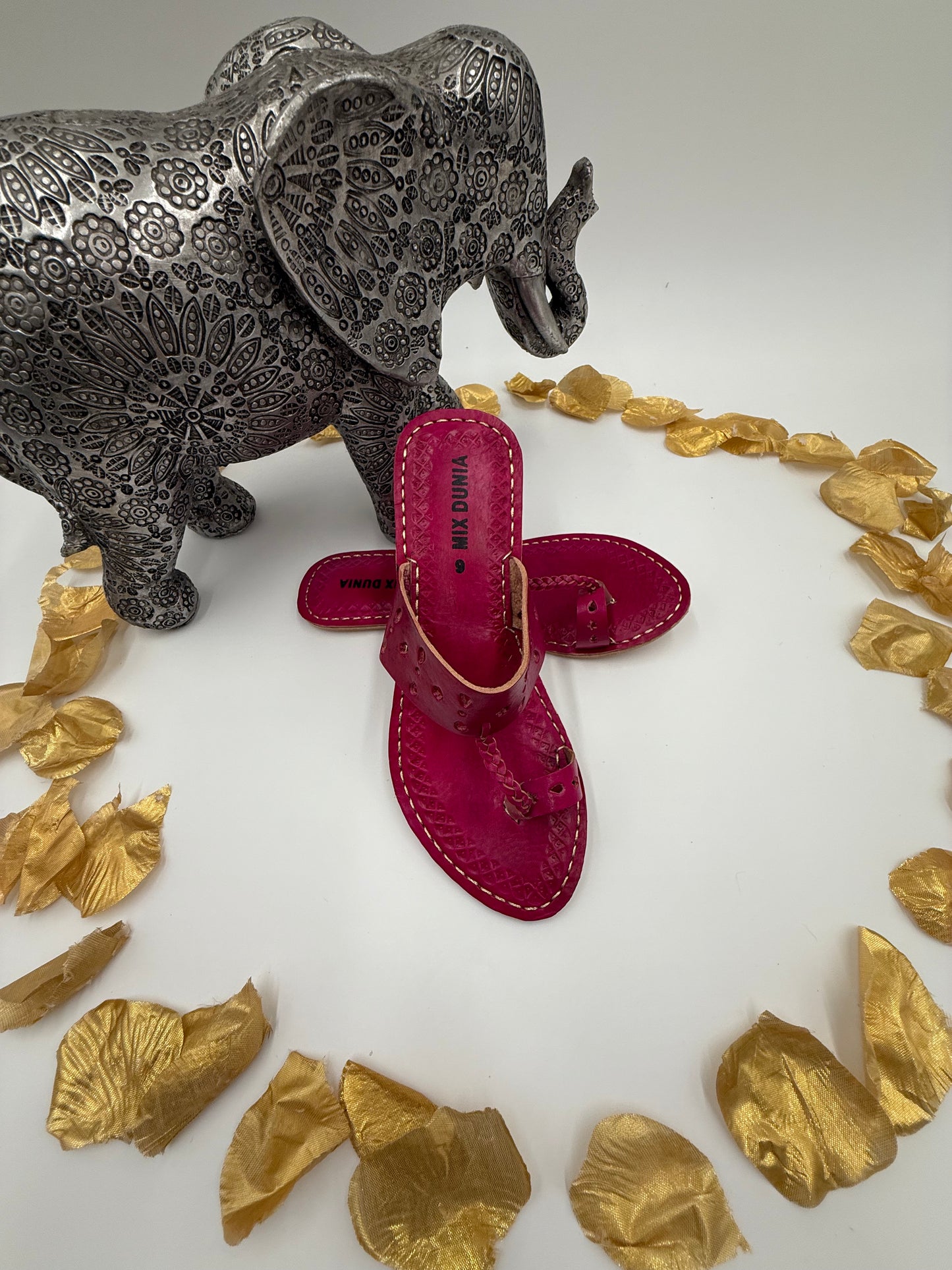 Handmade Leather Slipper 100% Authentic Leather for Women Indian/Pakistani Slides