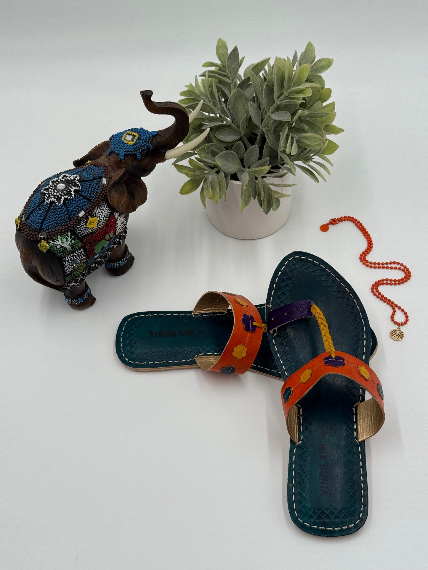 Handmade Leather Slipper 100% Authentic Leather for Women Indian/Pakistani Slides